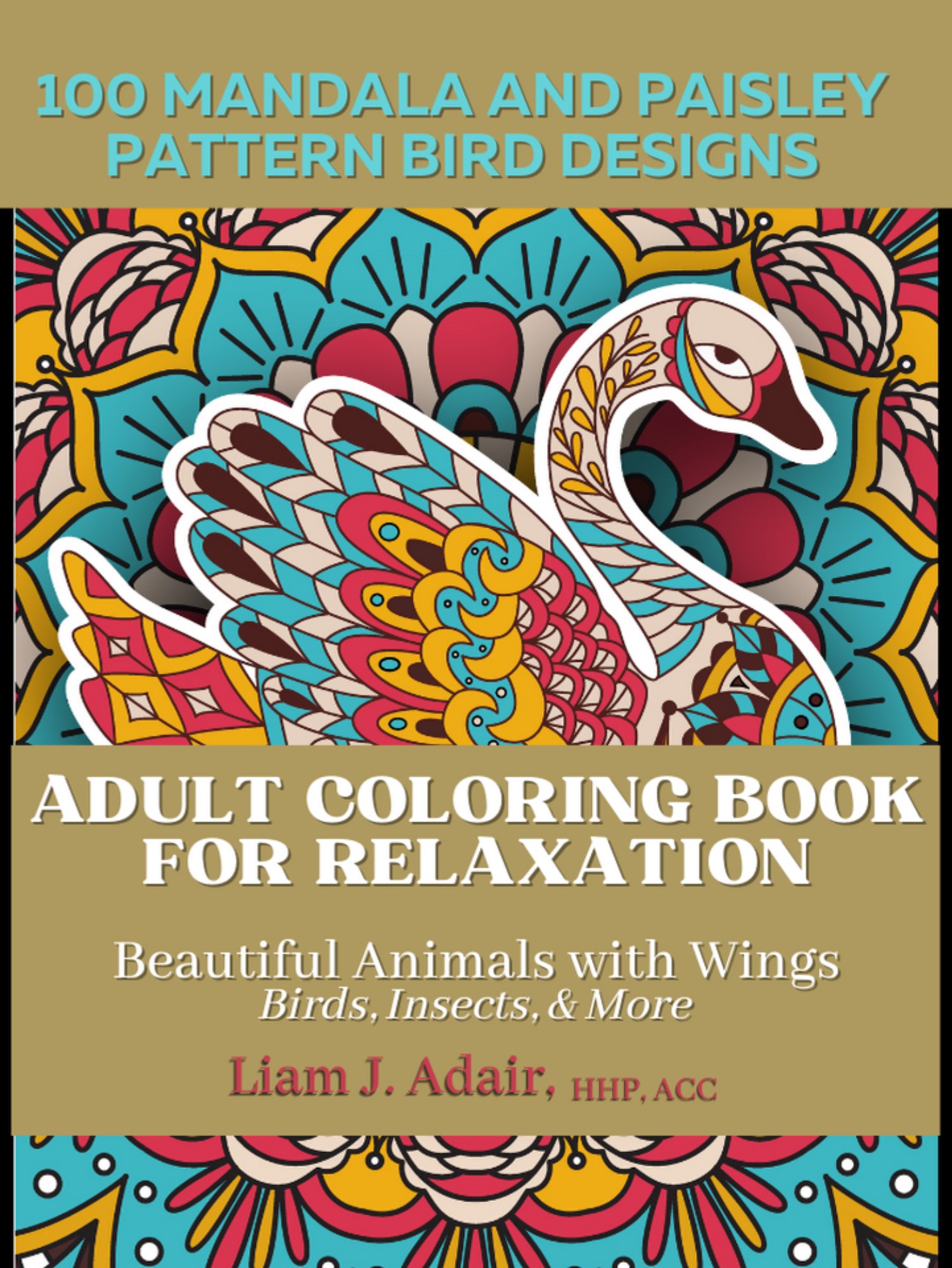 Adult Coloring Book for Relaxation book cover