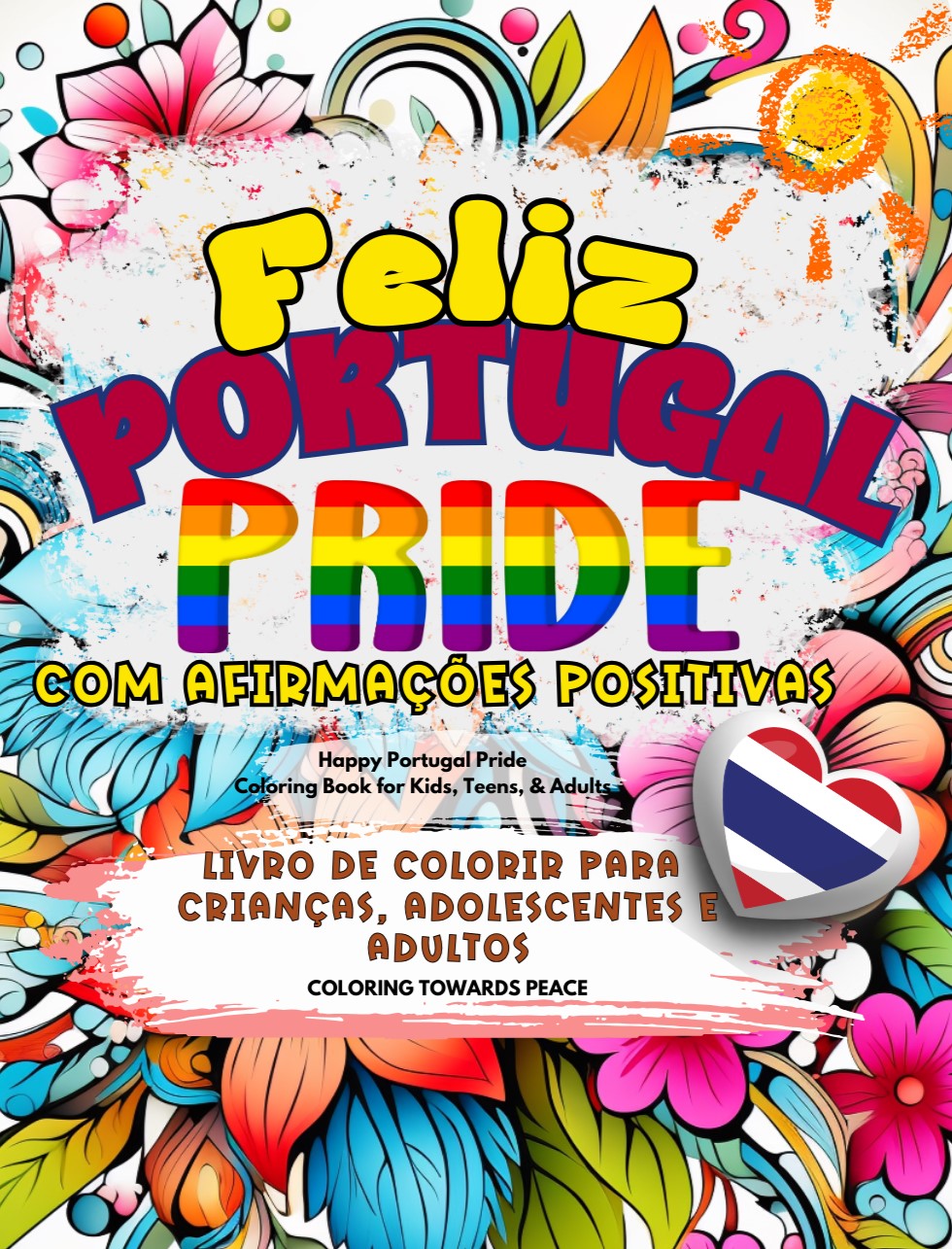 Happy Portugal PRIDE Coloring Book book cover