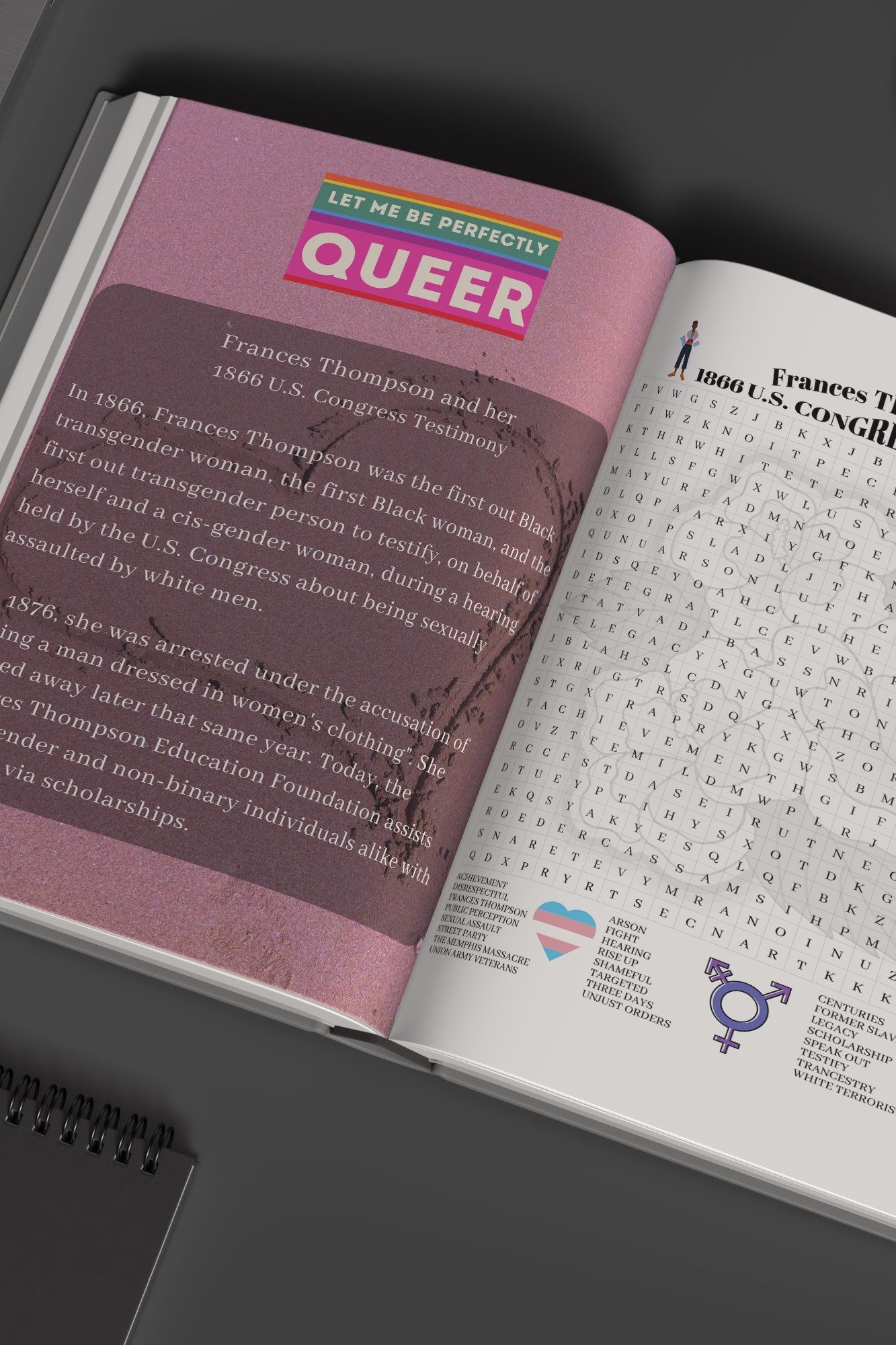LGBTQ History Word Search book cover