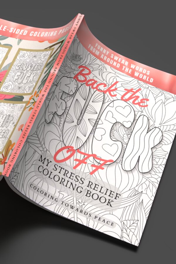 Swear Words From Around the World Adult Coloring Book book cover